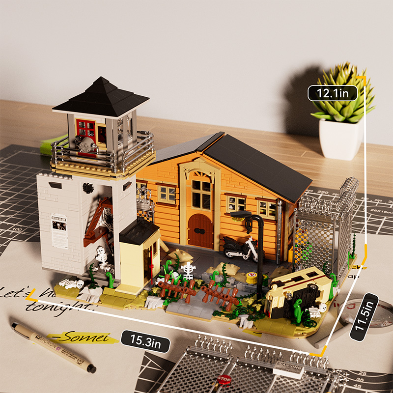 The Walking Dead series apocalyptic prison