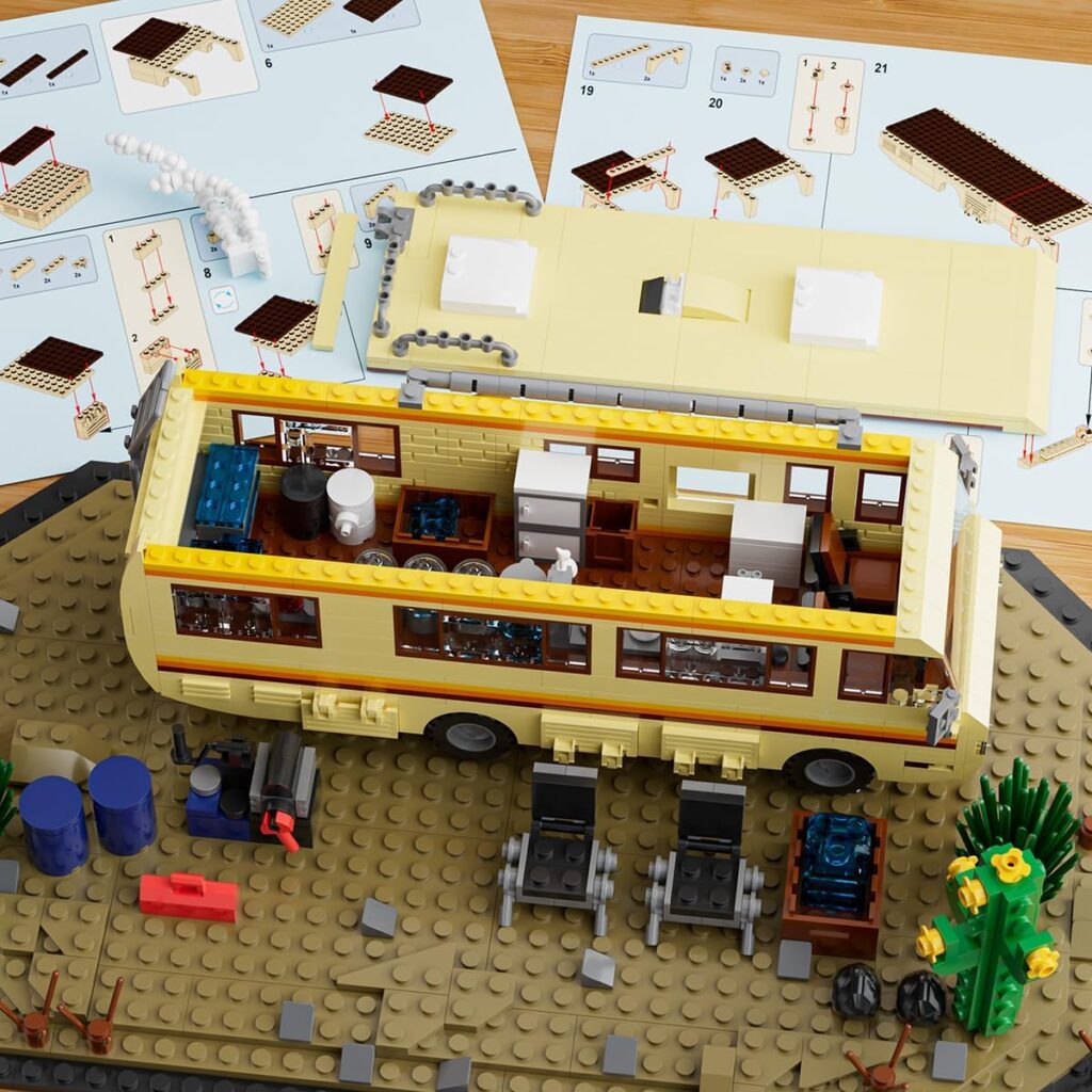 Break Bad Merchandise Van Building Bricks Kit Break Bad Merchandise Van Building Bricks Kit