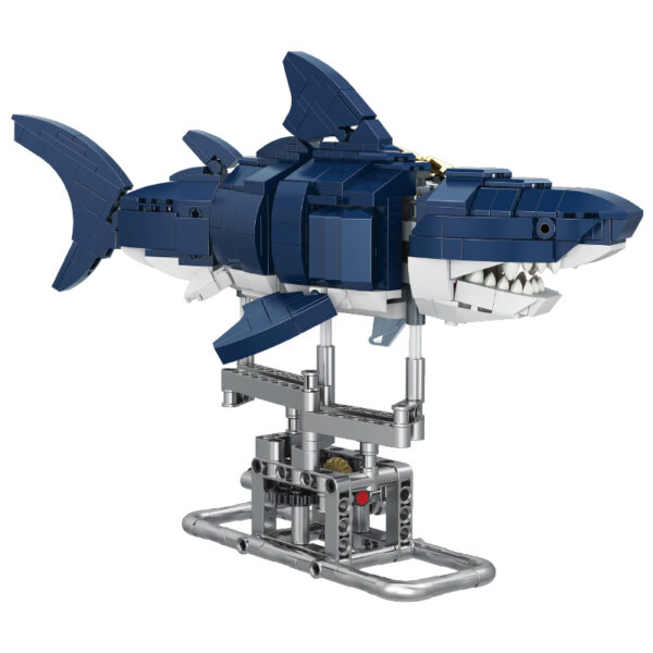 666PCS Mechanical Shark Building Block Toys Set - Image 4