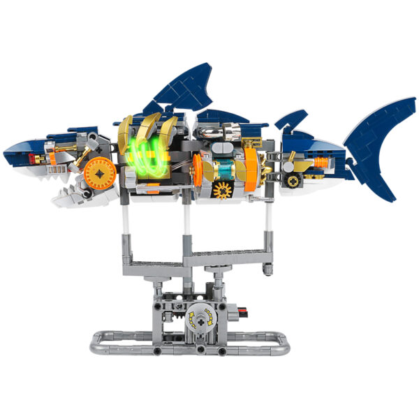 666PCS Mechanical Shark Building Block Toys Set - Image 3