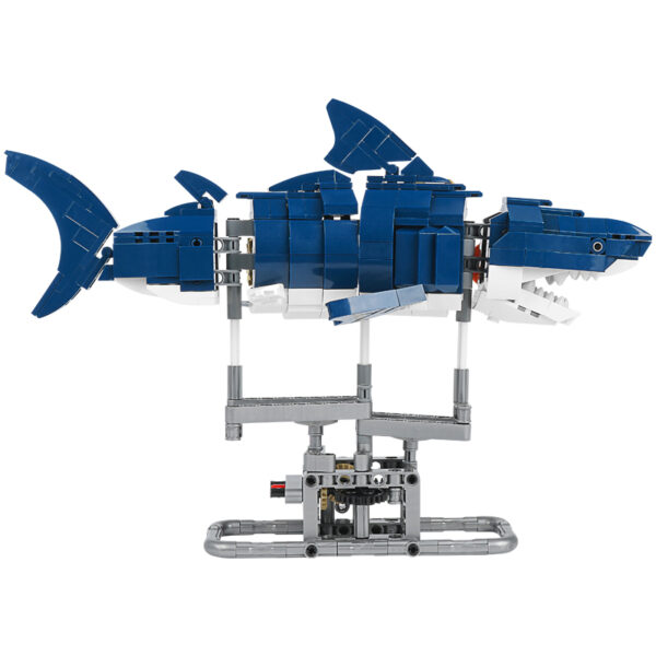 666PCS Mechanical Shark Building Block Toys Set - Image 5