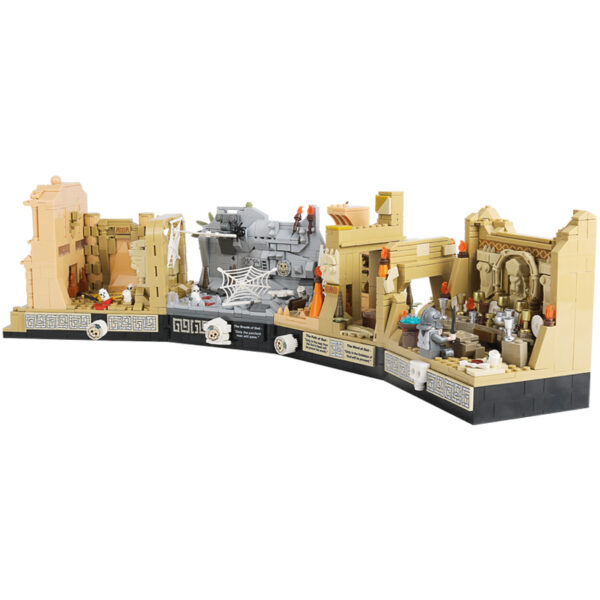 2388PCS Treasure Hunt Temple Building Block Set - Image 5