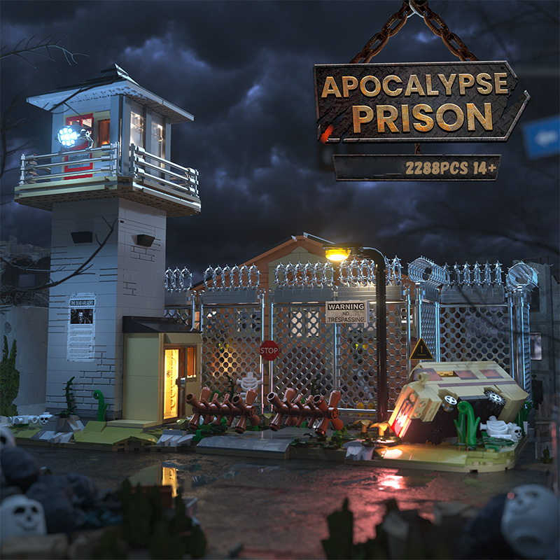 Apocalypse Prison Model Building Block Model Apocalypse Prison Model Building Block Model