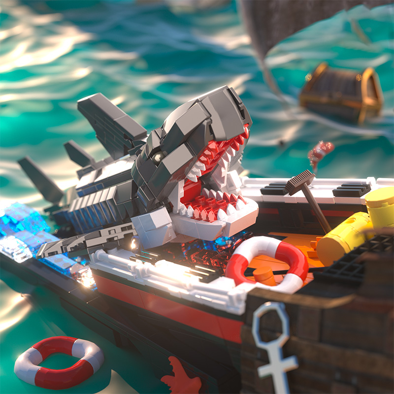 Shark Model Set Shark Model Set