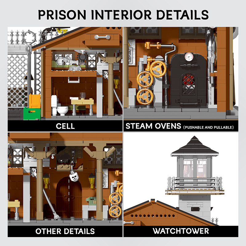 Prison Model Blocks Interior Details Prison Model Interior Details