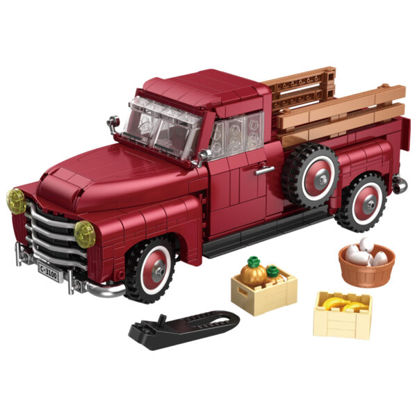 2188PCS Camper Van Pick-up Truck Buliding Block Model - Image 2